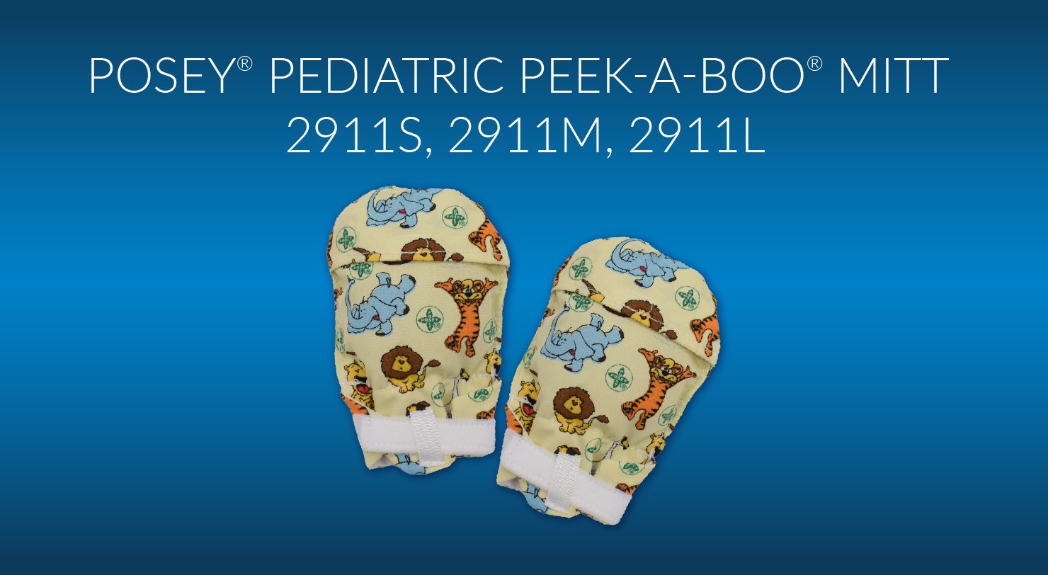 posey-pediatric-peek-a-boo-mitt-2911-ifu-video-thumbnail